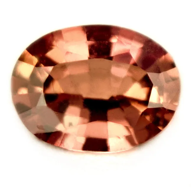 0.82ct Certified Natural Peach Sapphire