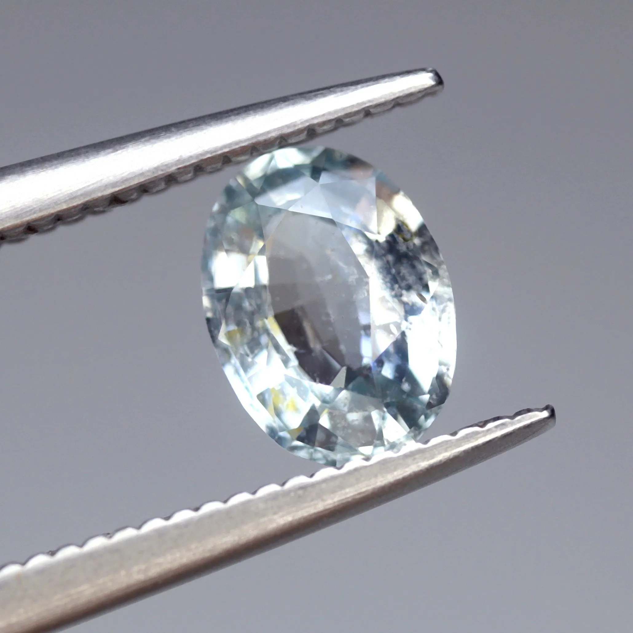 0.82ct Certified Natural White Sapphire