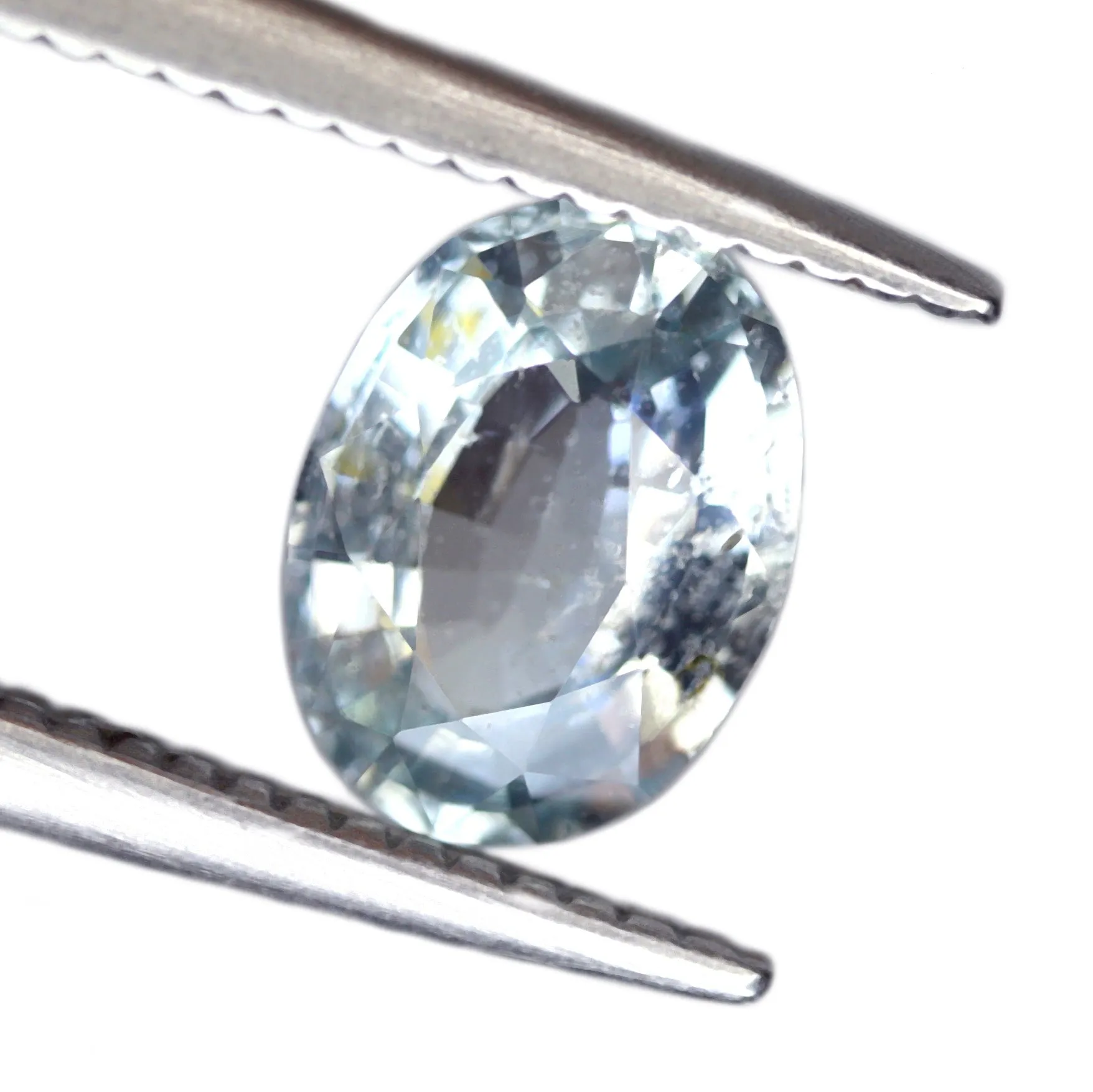 0.82ct Certified Natural White Sapphire