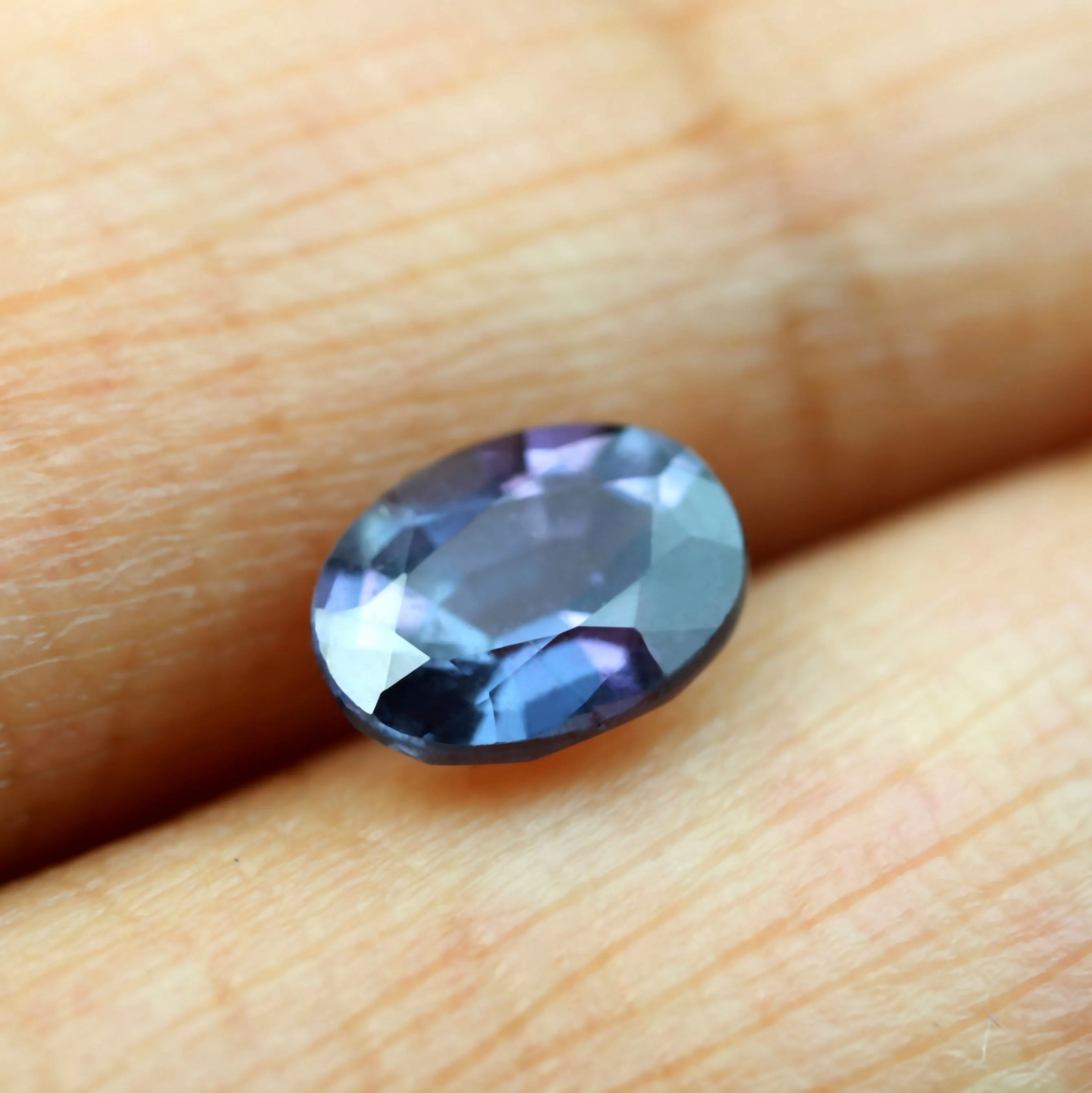 0.83ct Certified Natural Multicolor Sapphire