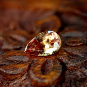 0.83ct Certified Natural Orange Sapphire
