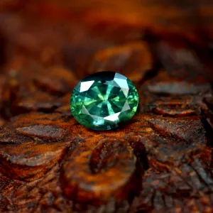 0.83ct Certified Natural Teal Sapphire