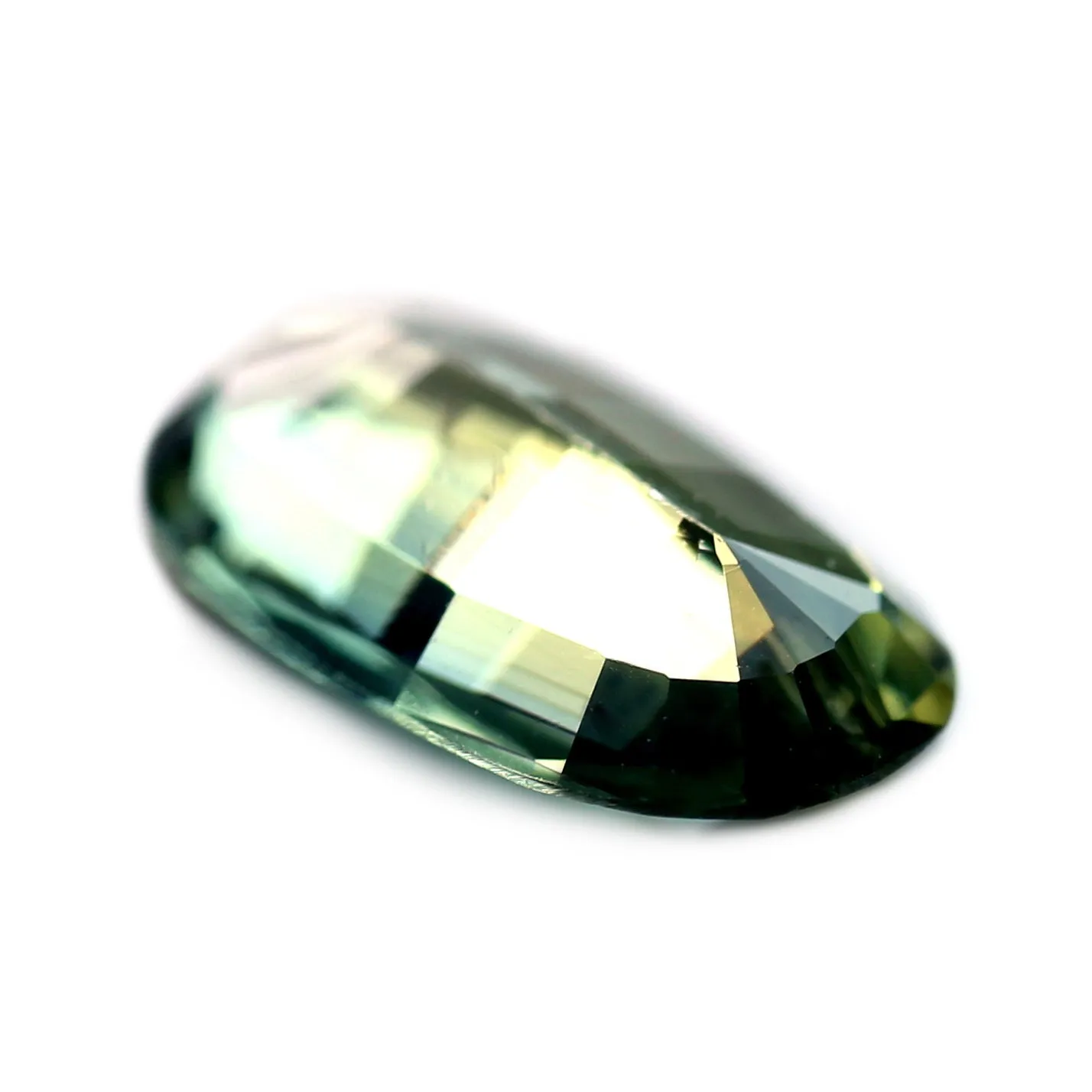 0.84ct Certified Natural Green Sapphire