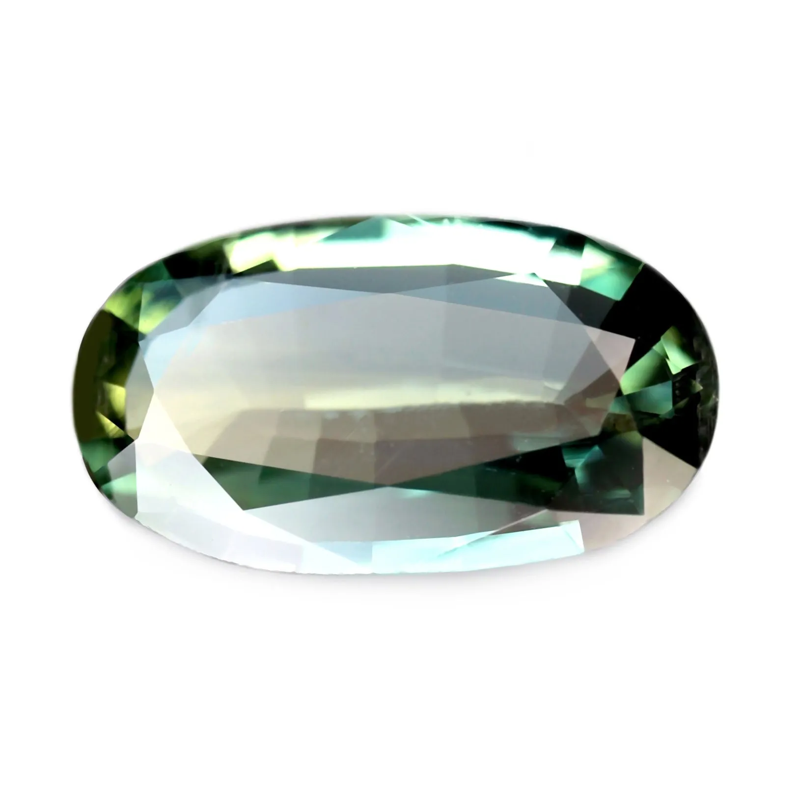 0.84ct Certified Natural Green Sapphire