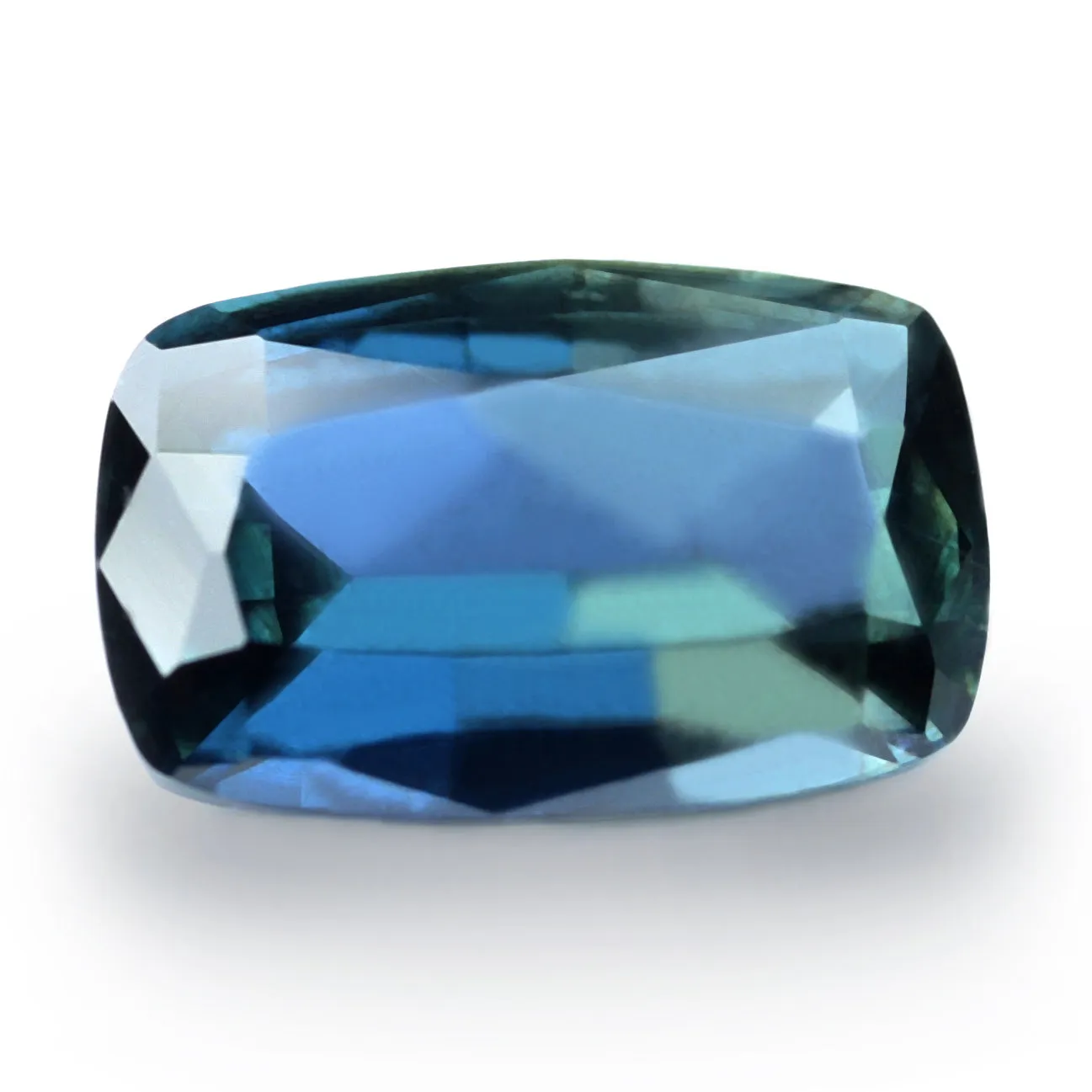 0.84ct Certified Natural Teal Sapphire