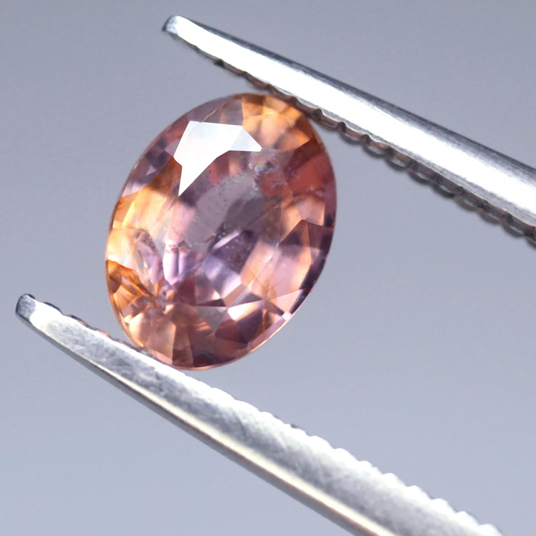 0.85ct Certified Natural Peach Sapphire