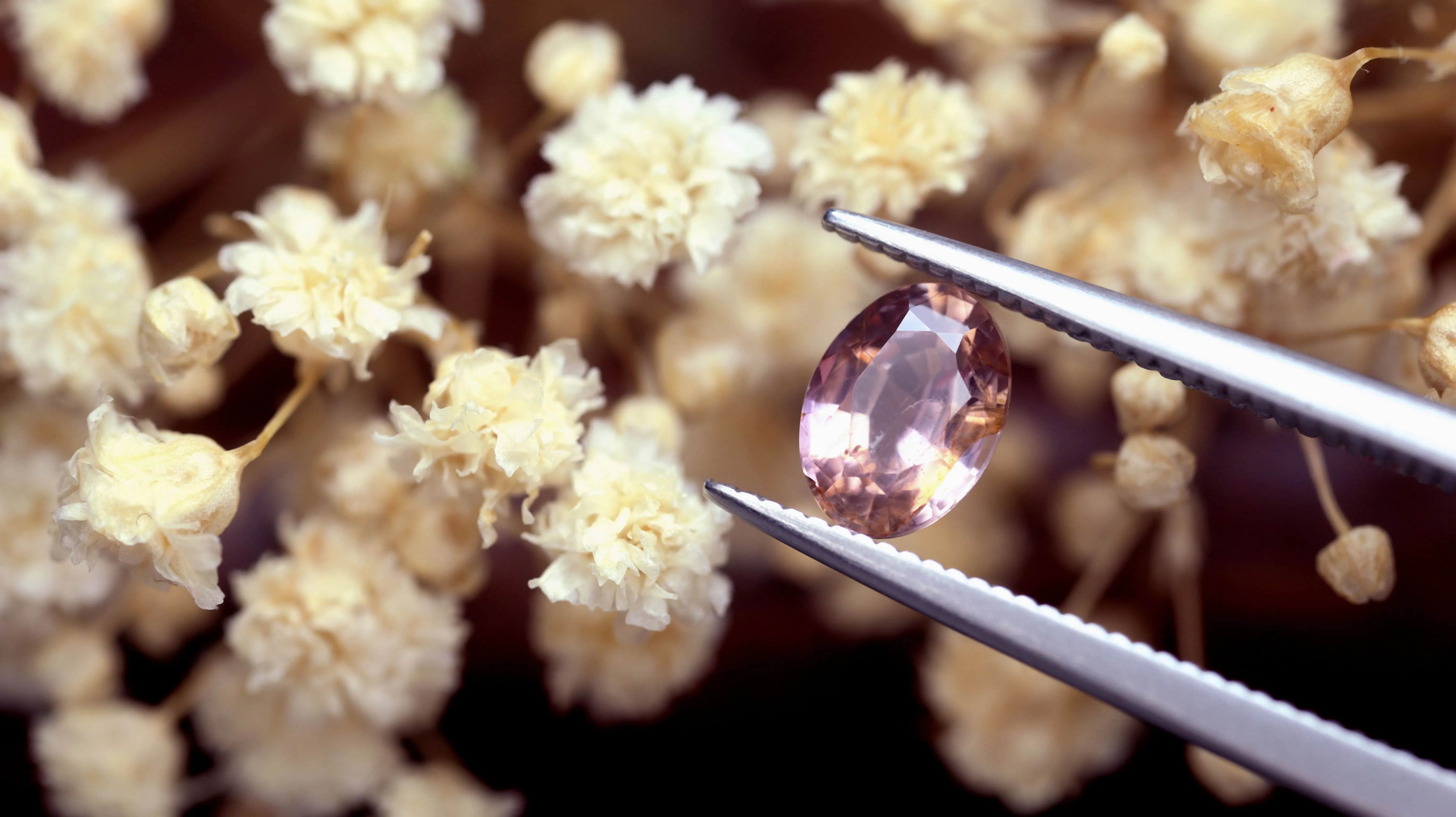 0.85ct Certified Natural Peach Sapphire