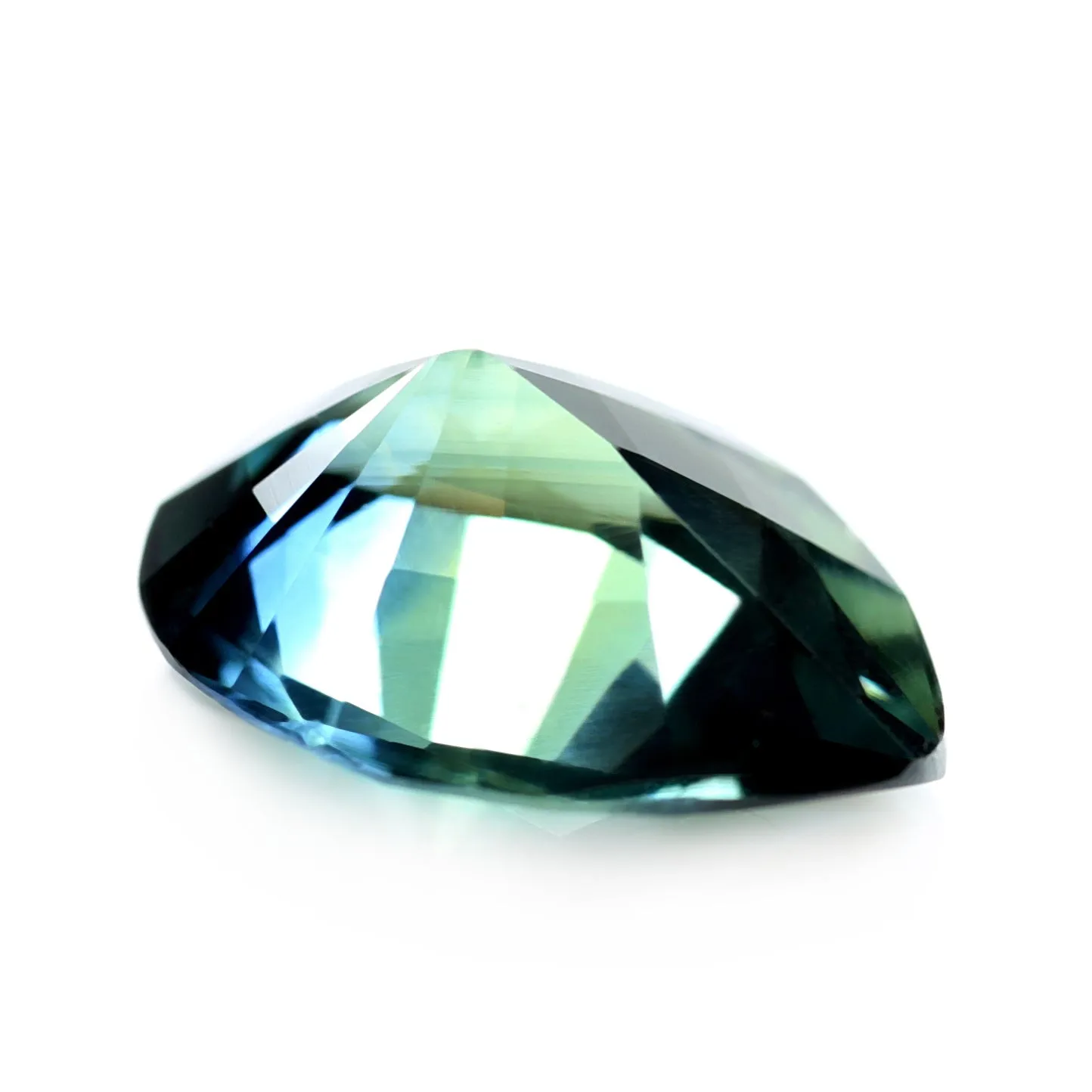 0.85ct Certified Natural Teal Sapphire
