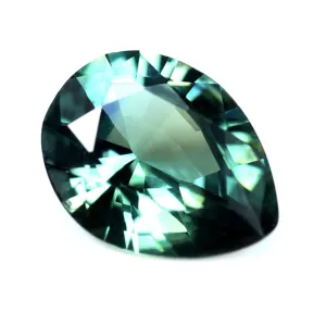 0.85ct Certified Natural Teal Sapphire