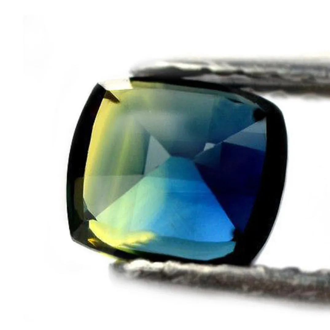 0.86ct Certified Natural Multicolor Cushion