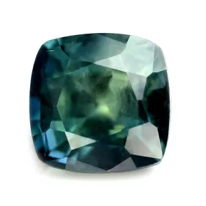0.86ct Certified Natural Teal Sapphire