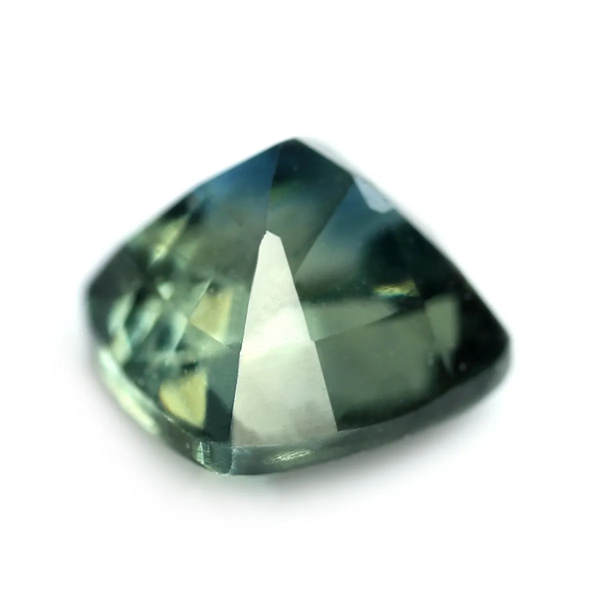 0.86ct Certified Natural Teal Sapphire