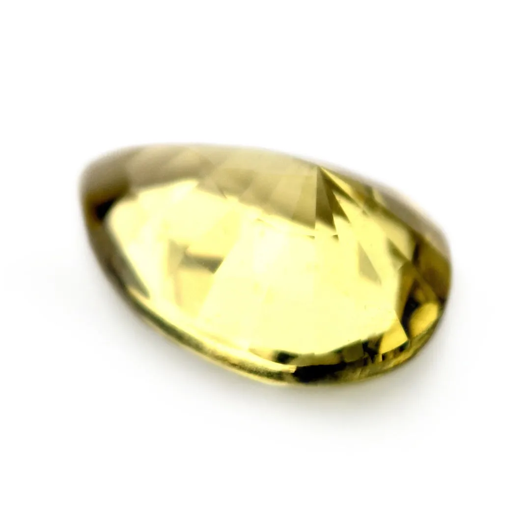 0.86ct Certified Natural Yellow Sapphire