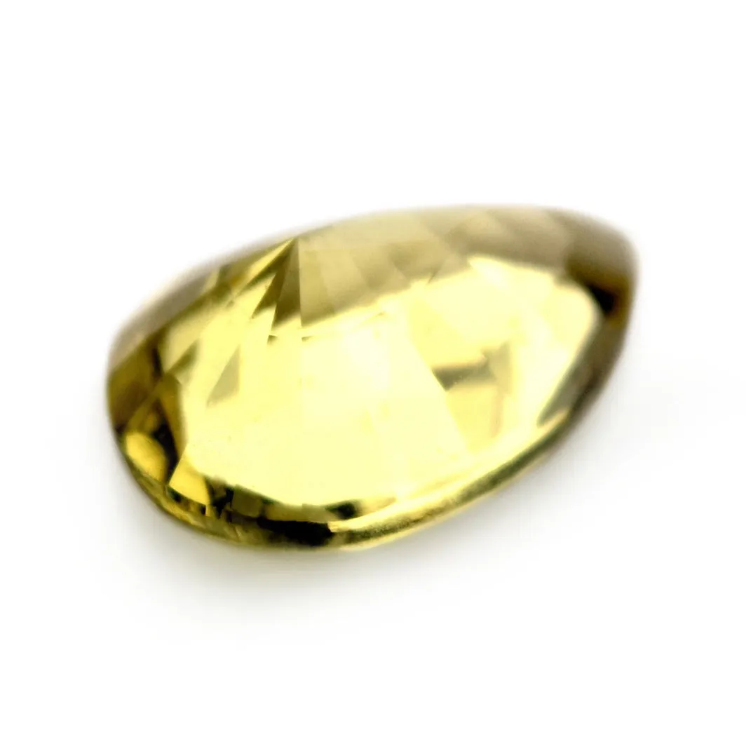 0.86ct Certified Natural Yellow Sapphire