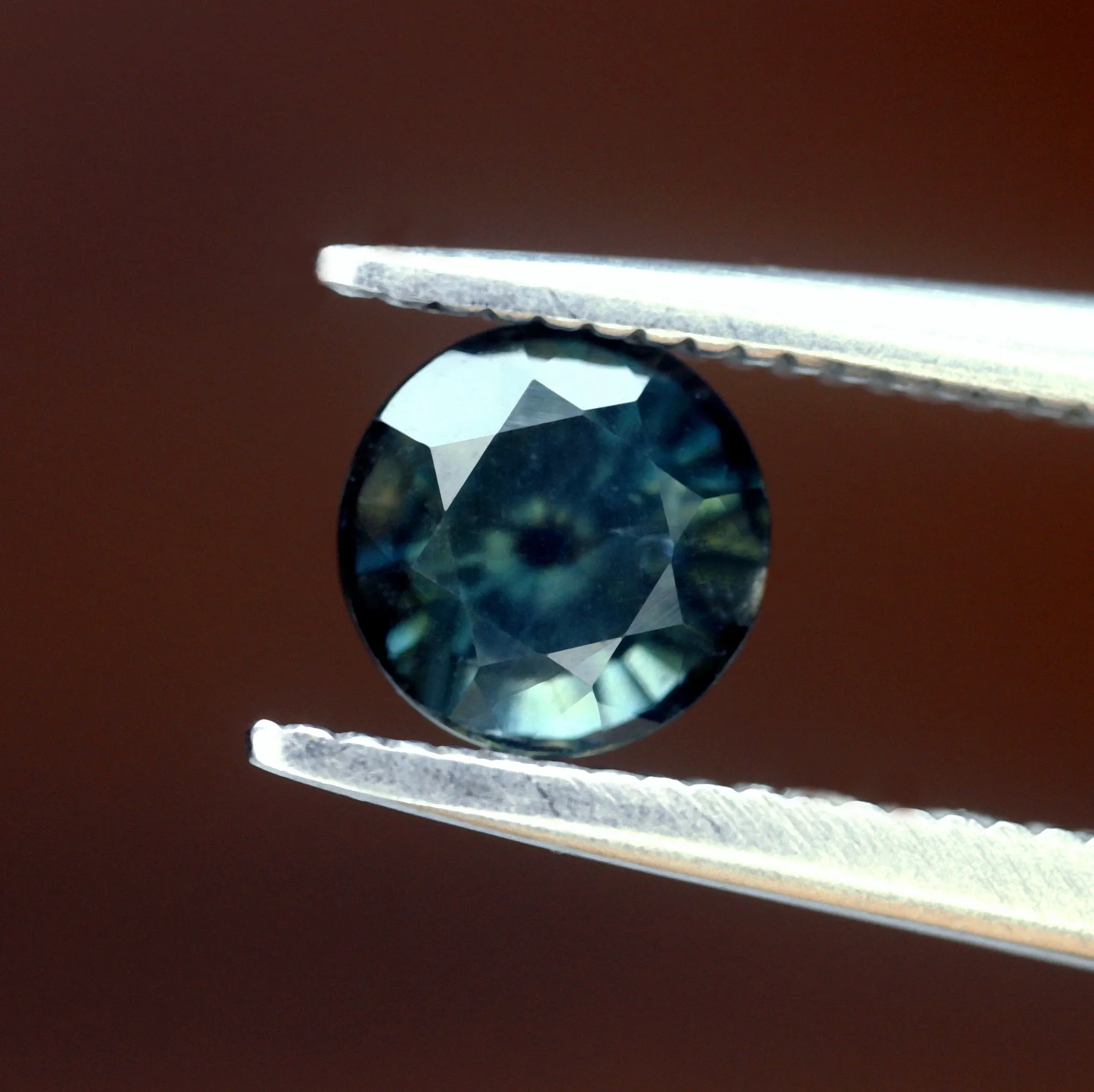 0.87ct Certified Natural Teal Sapphire