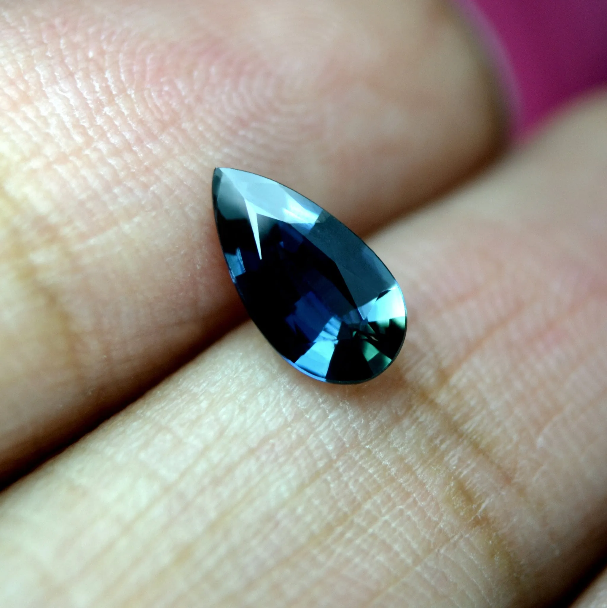 0.88ct Certified Natural Blue Sapphire