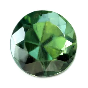 0.88ct Certified Natural Green Sapphire