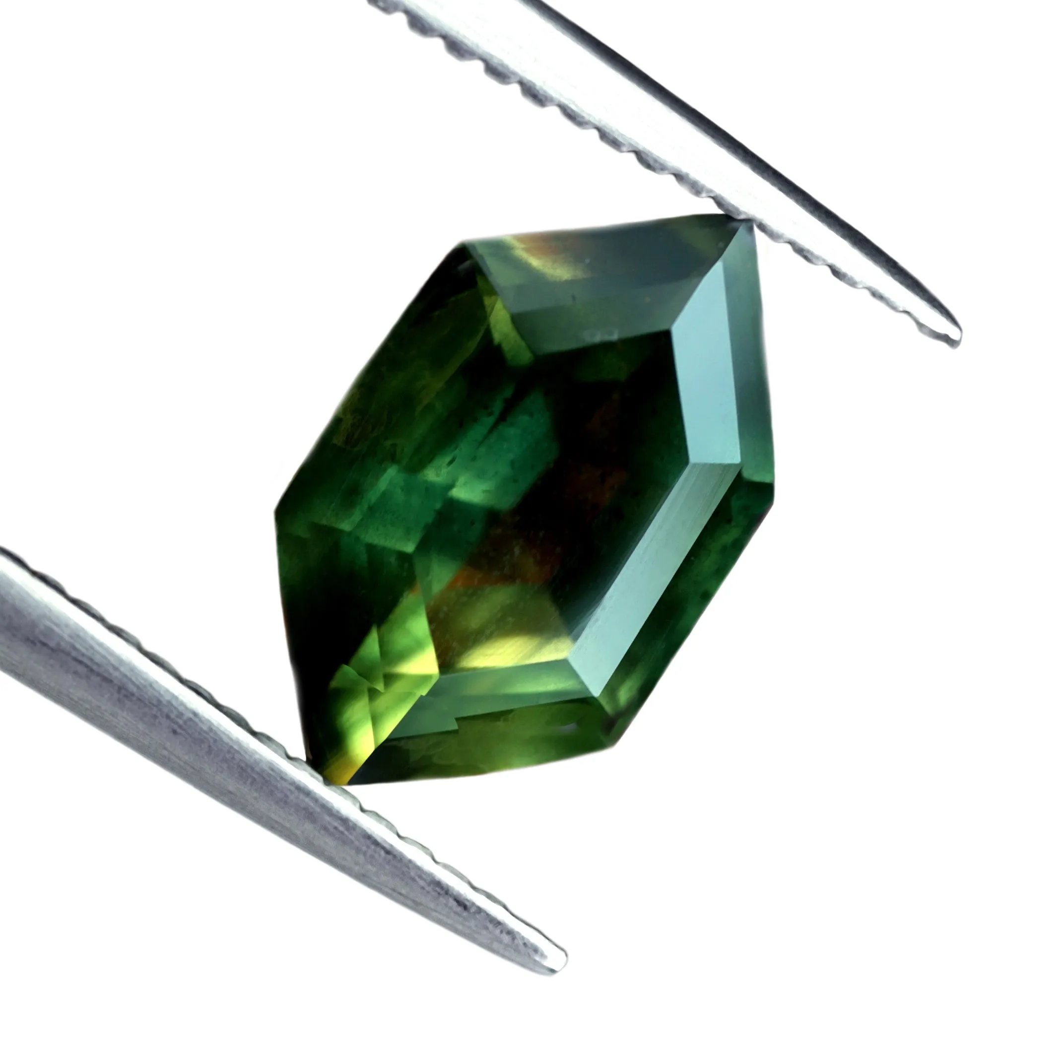 0.88ct Certified Natural Green Sapphire