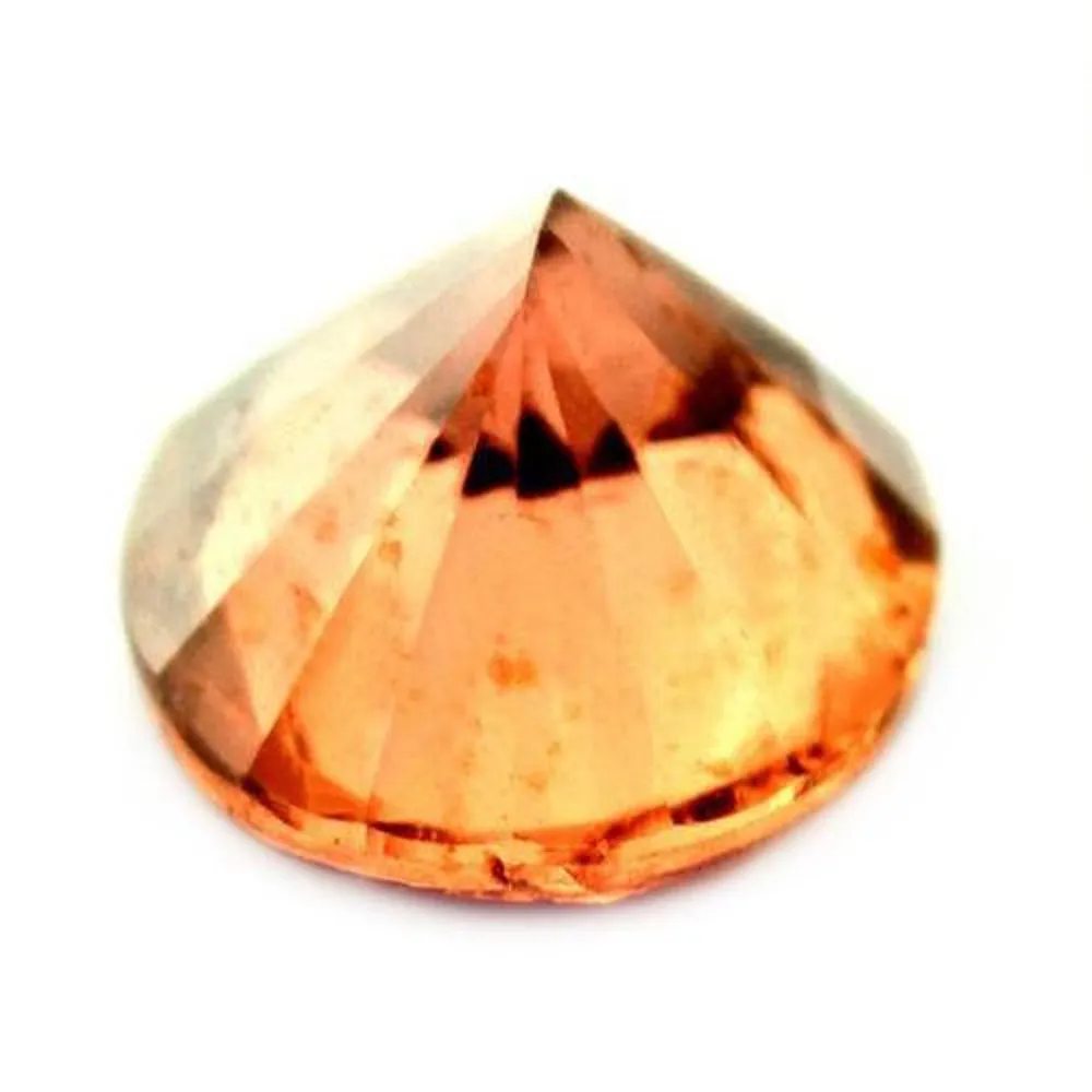 0.88ct Certified Natural Orange Sapphire