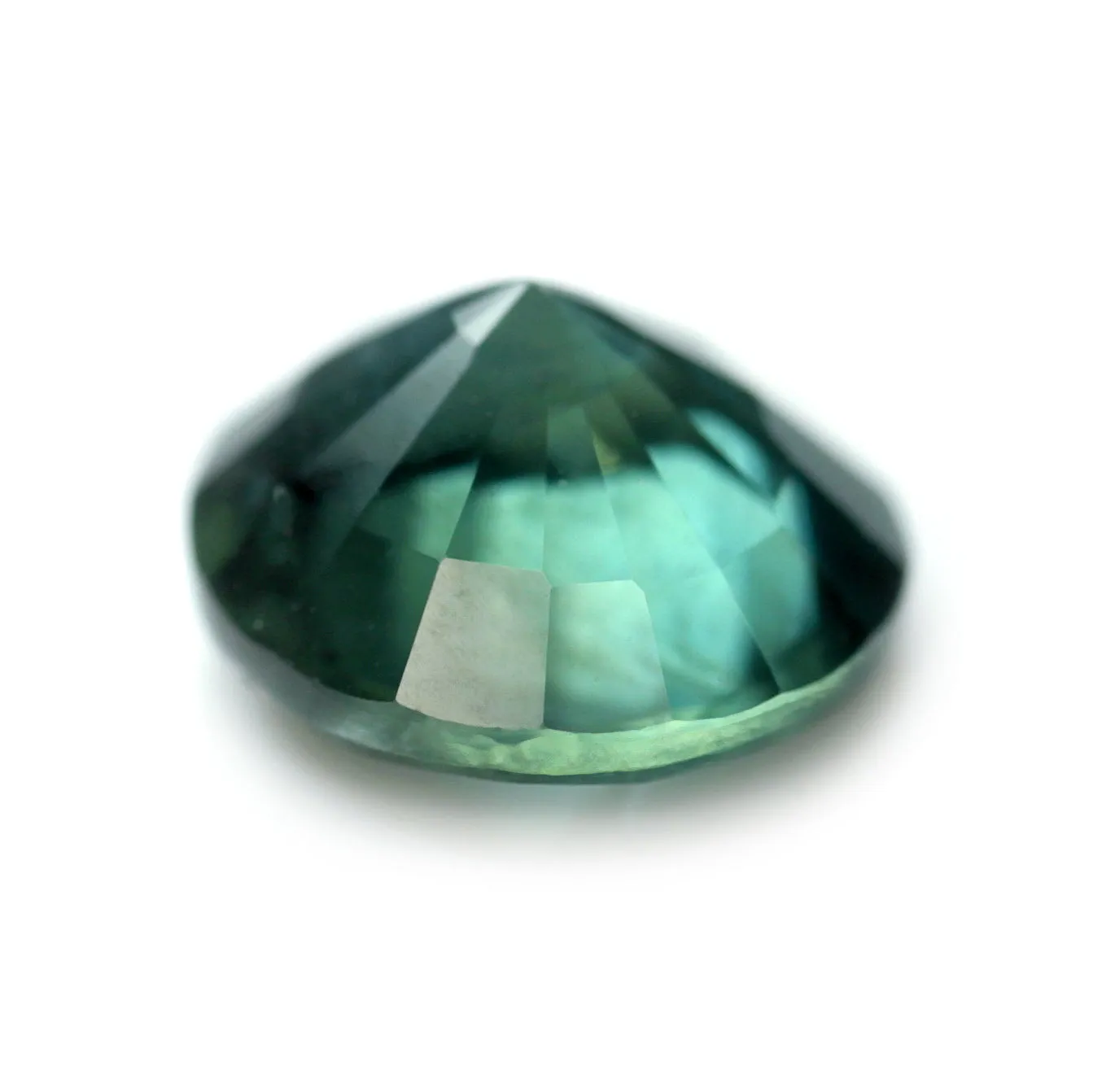 0.88ct Certified Natural Teal Sapphire