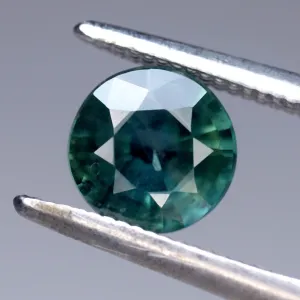 0.88ct Certified Natural Teal Sapphire