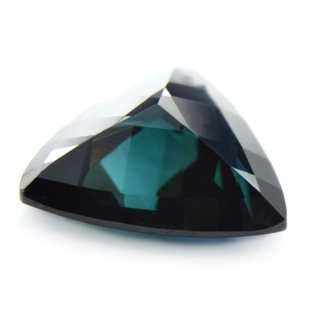 0.88ct Certified Natural Teal Sapphire