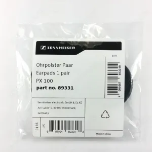 089331 Black Foam Ear Pads For Sennheiser HD50 MS100 MS80 PMX100 PX100 PX80