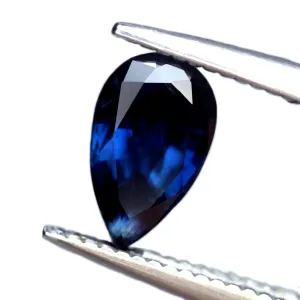 0.89ct Certified Natural Blue Sapphire