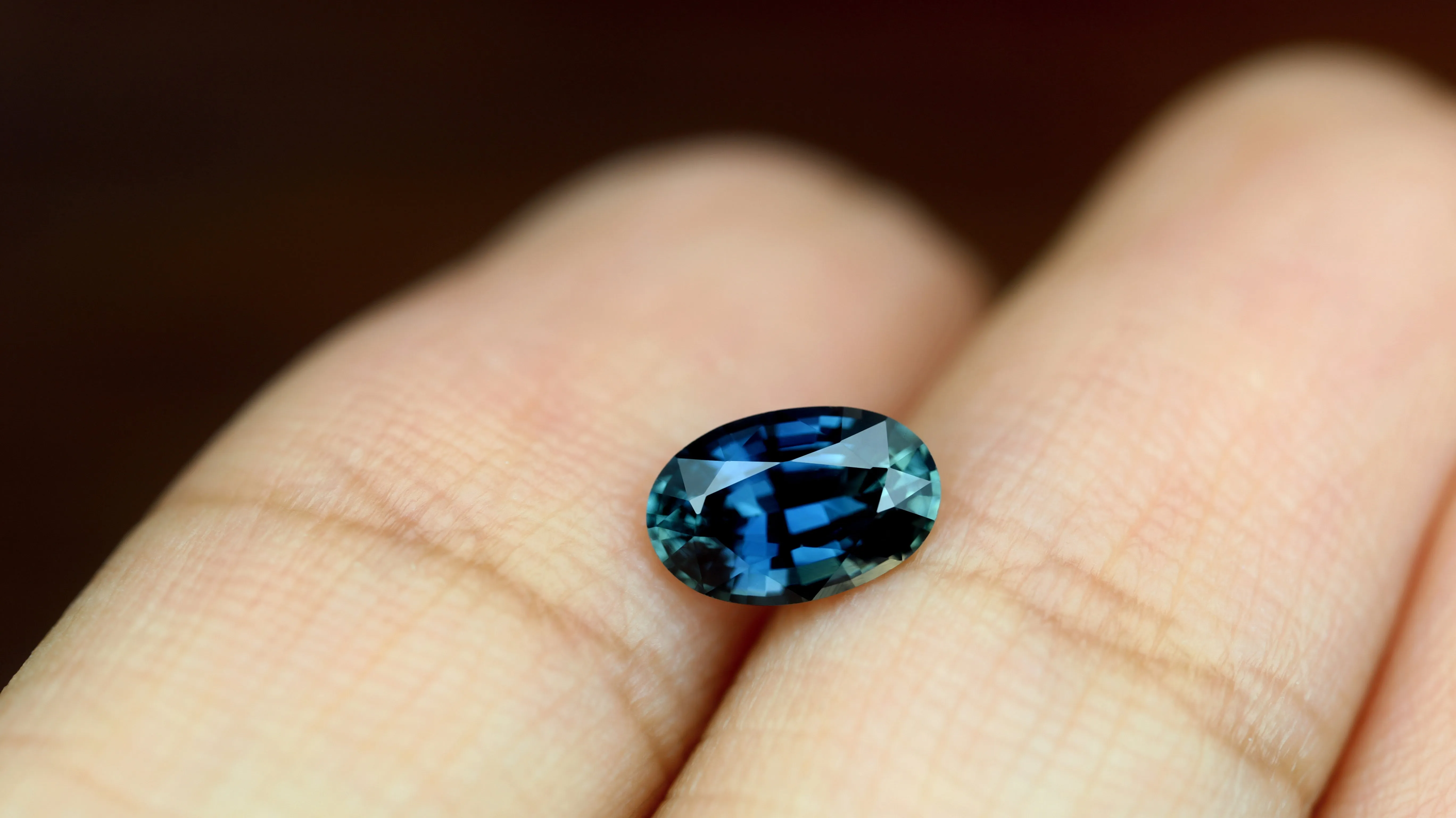 0.89ct Certified Natural Blue Sapphire