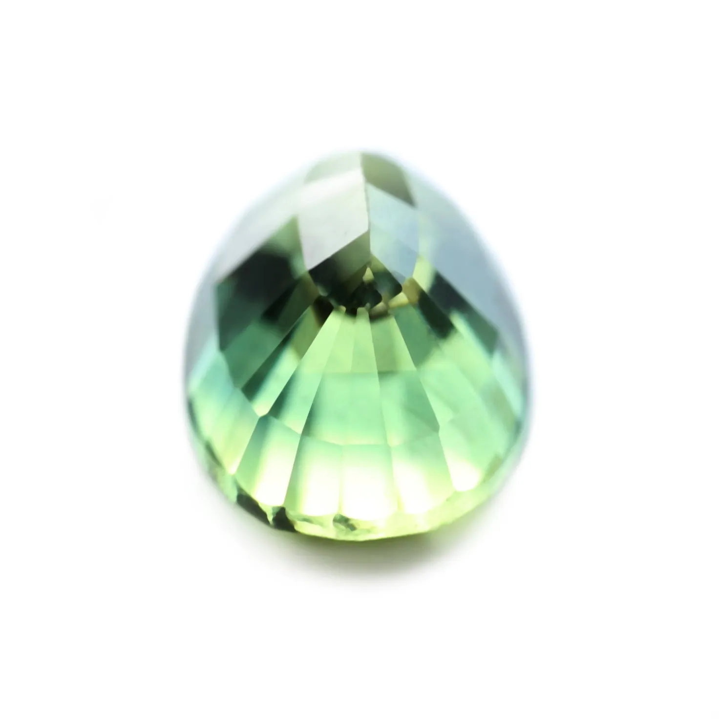 0.89ct Certified Natural Green Sapphire