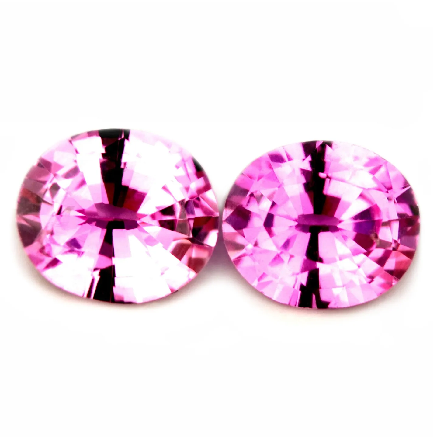 0.89ct Certified Natural Pink Sapphire Matching Pair