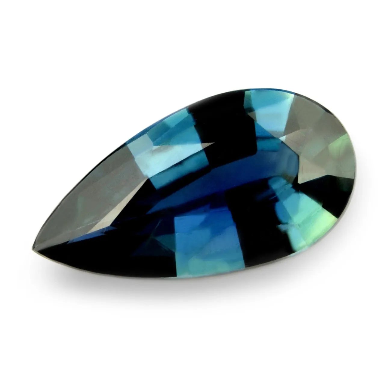 0.89ct Certified Natural Teal Sapphire