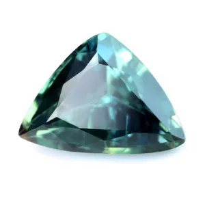 0.89ct Certified Natural Teal Sapphire