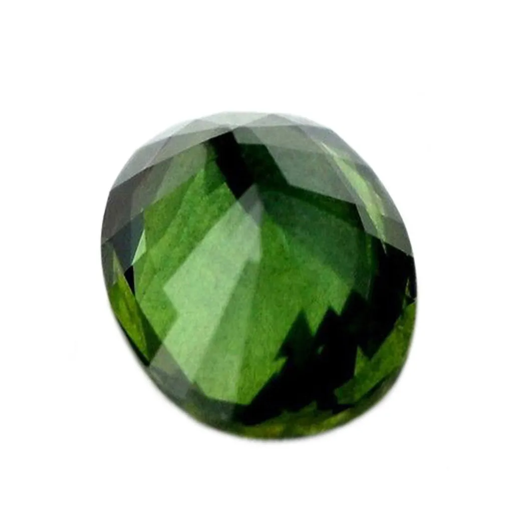 0.90ct Certified Natural Green Sapphire