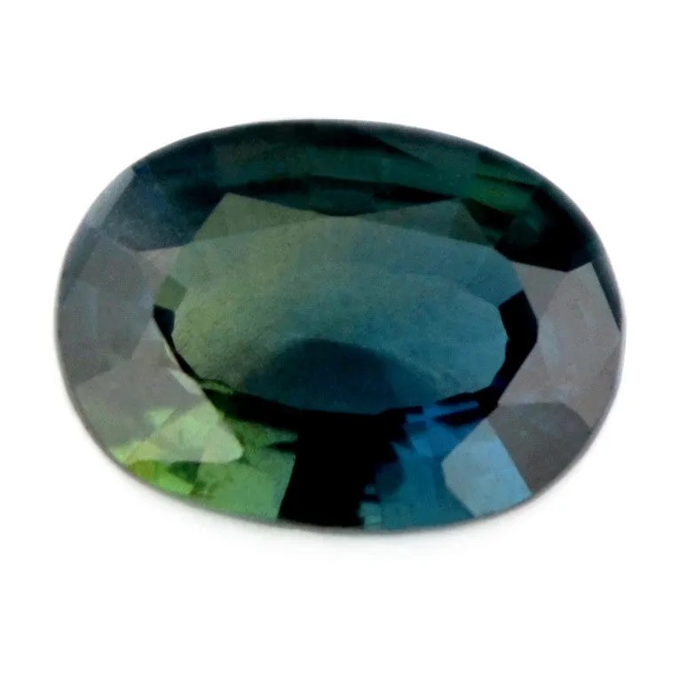 0.90ct Certified Natural Teal Sapphire