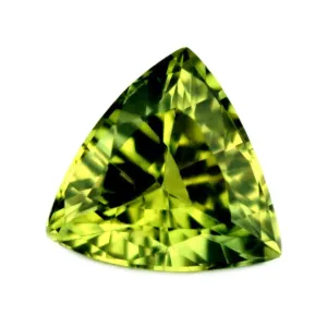 0.91ct Certified Natural Green Sapphire