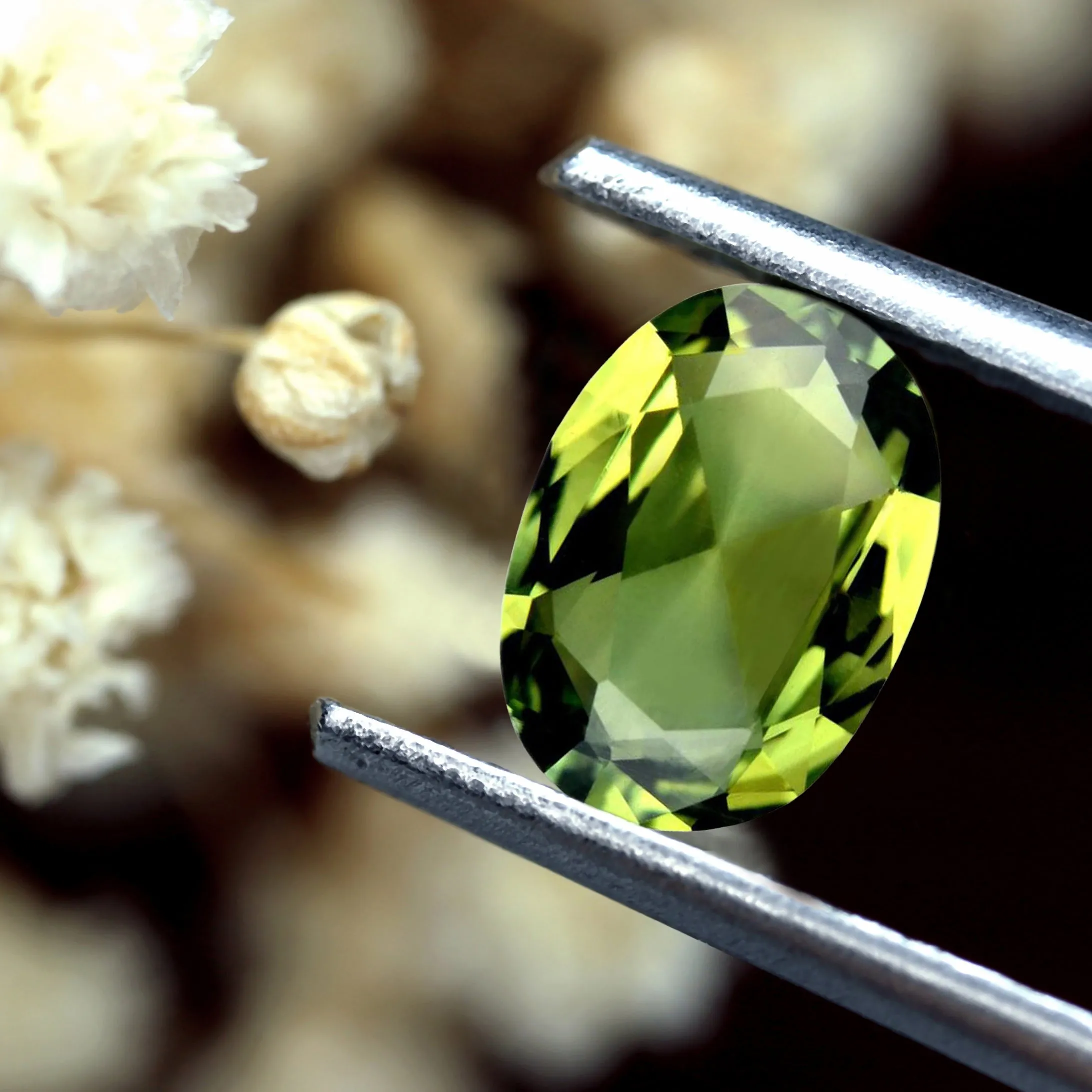 0.92ct Certified Natural Green Sapphire