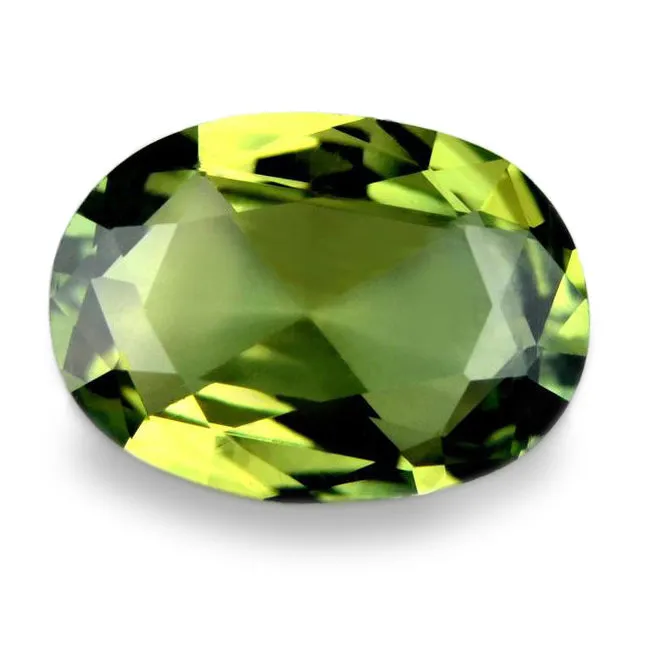 0.92ct Certified Natural Green Sapphire