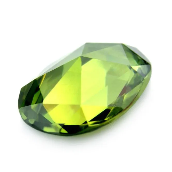 0.92ct Certified Natural Green Sapphire