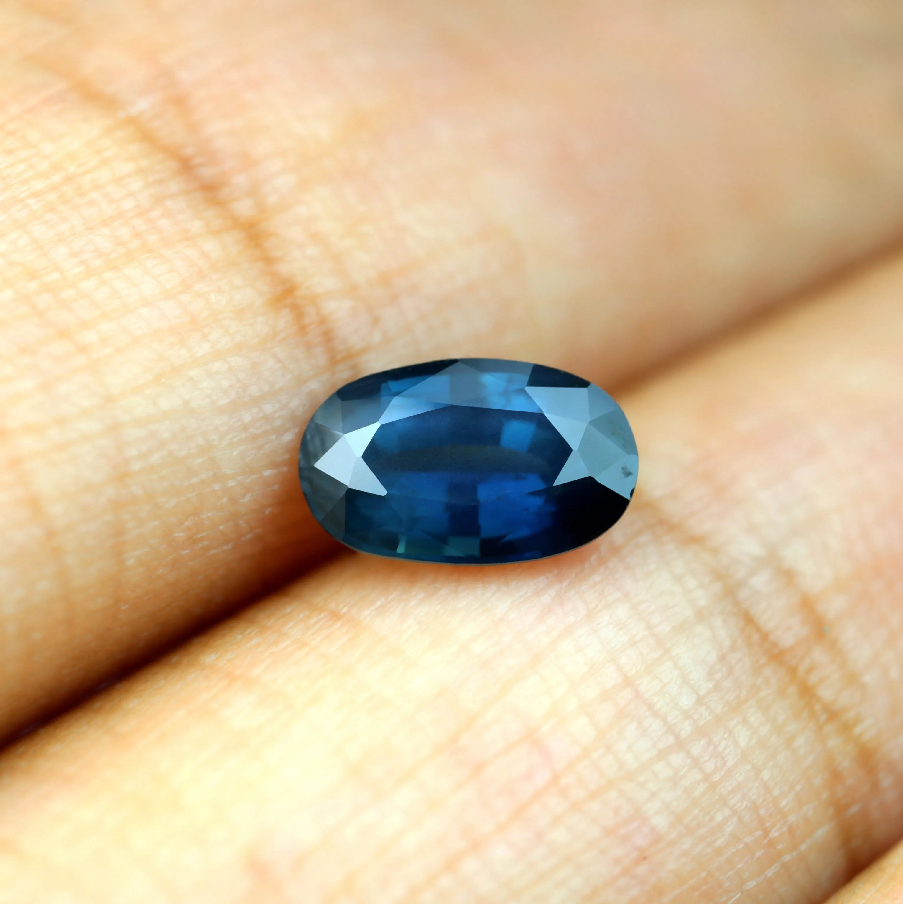0.93ct Certified Natural Blue Sapphire