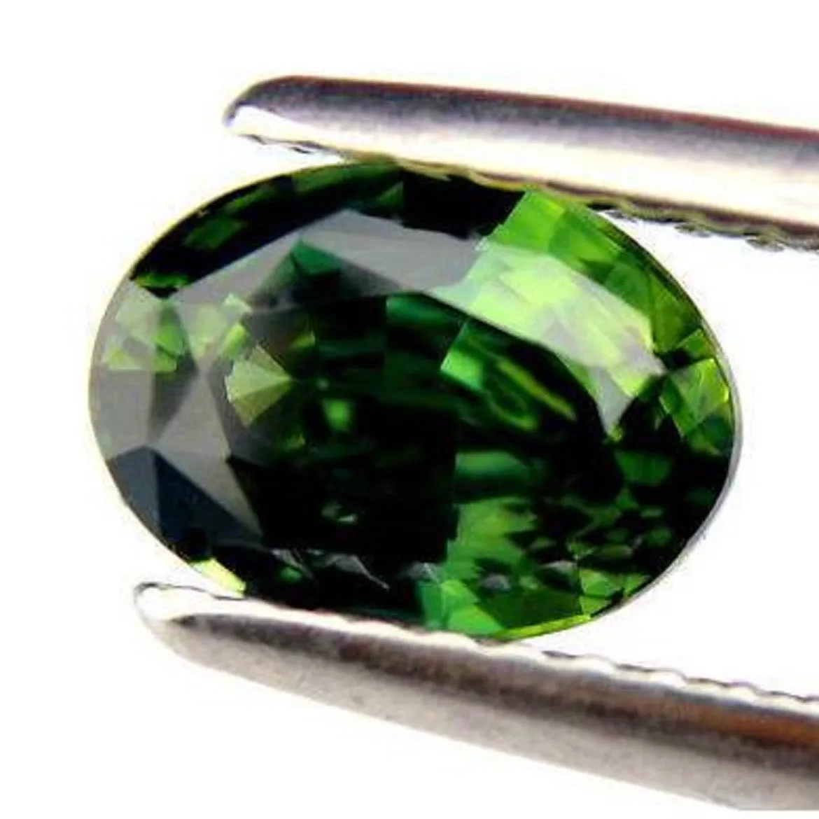 0.93ct Certified Natural Green Sapphire