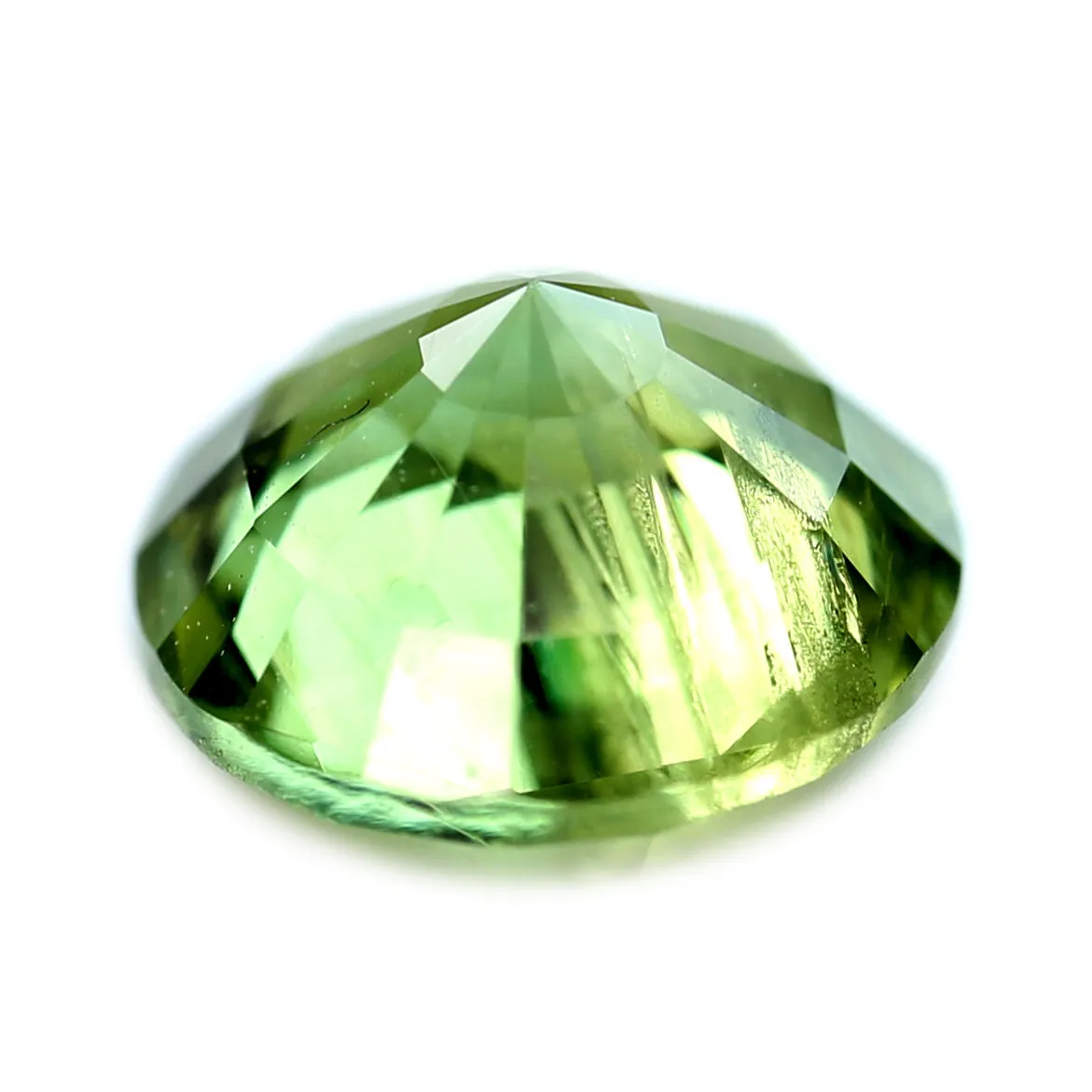 0.93ct Certified Natural Green Sapphire