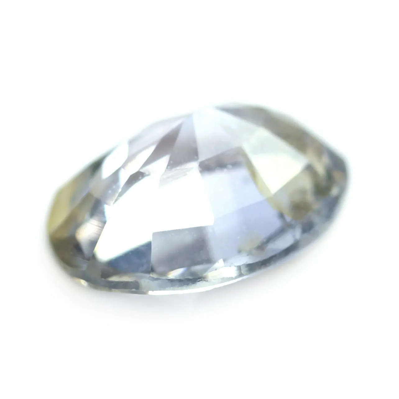 0.93ct Certified Natural White Sapphire