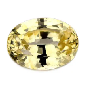 0.94ct Certified Natural Yellow Sapphire