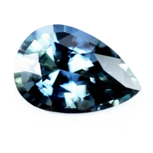 0.95ct Certified Natural Teal Sapphire
