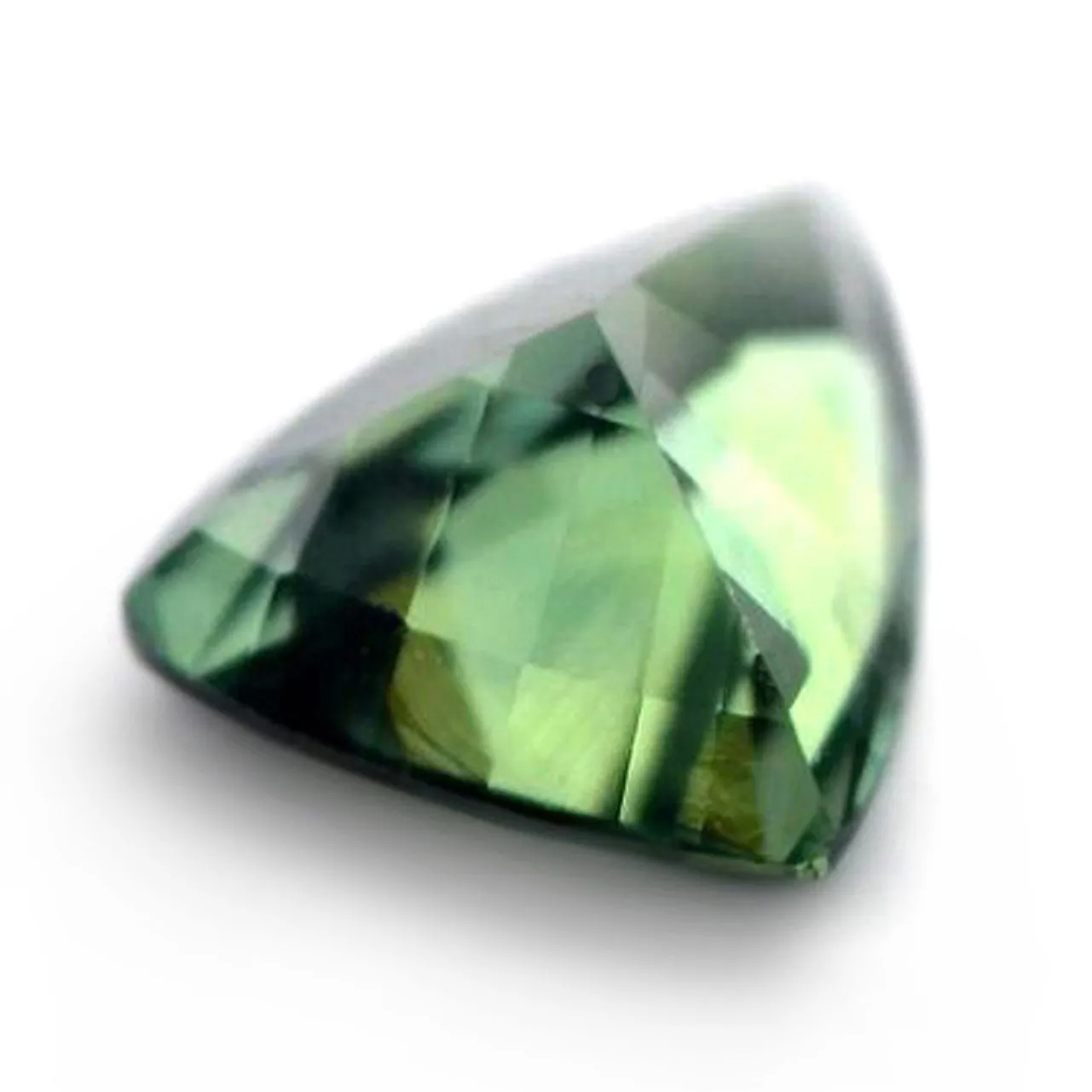 0.96ct Certified Natural Green Sapphire