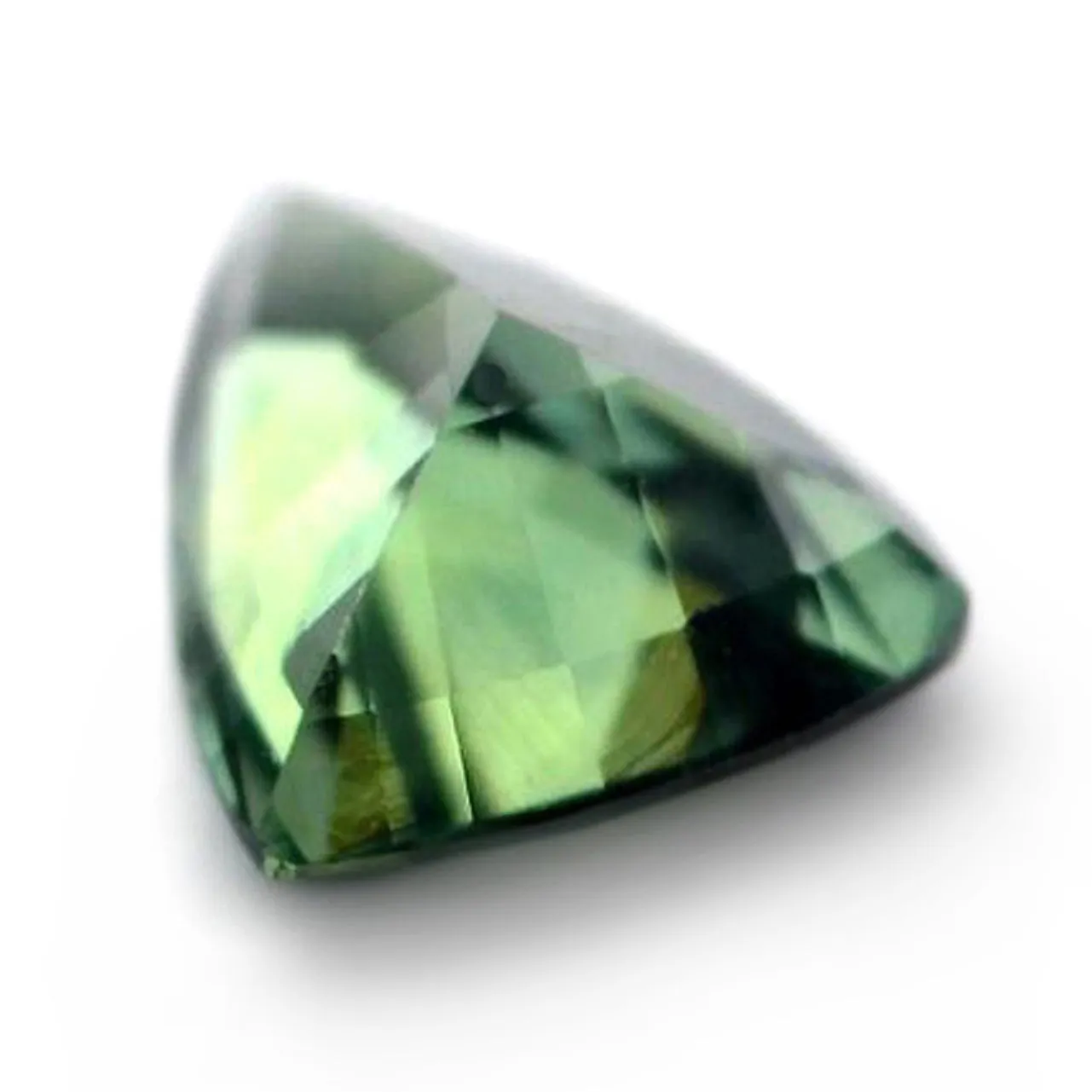 0.96ct Certified Natural Green Sapphire