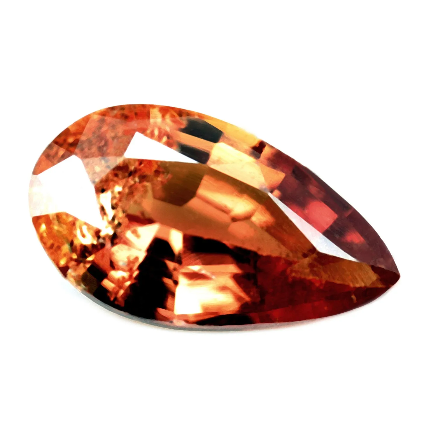 0.97ct Certified Natural Orange Sapphire