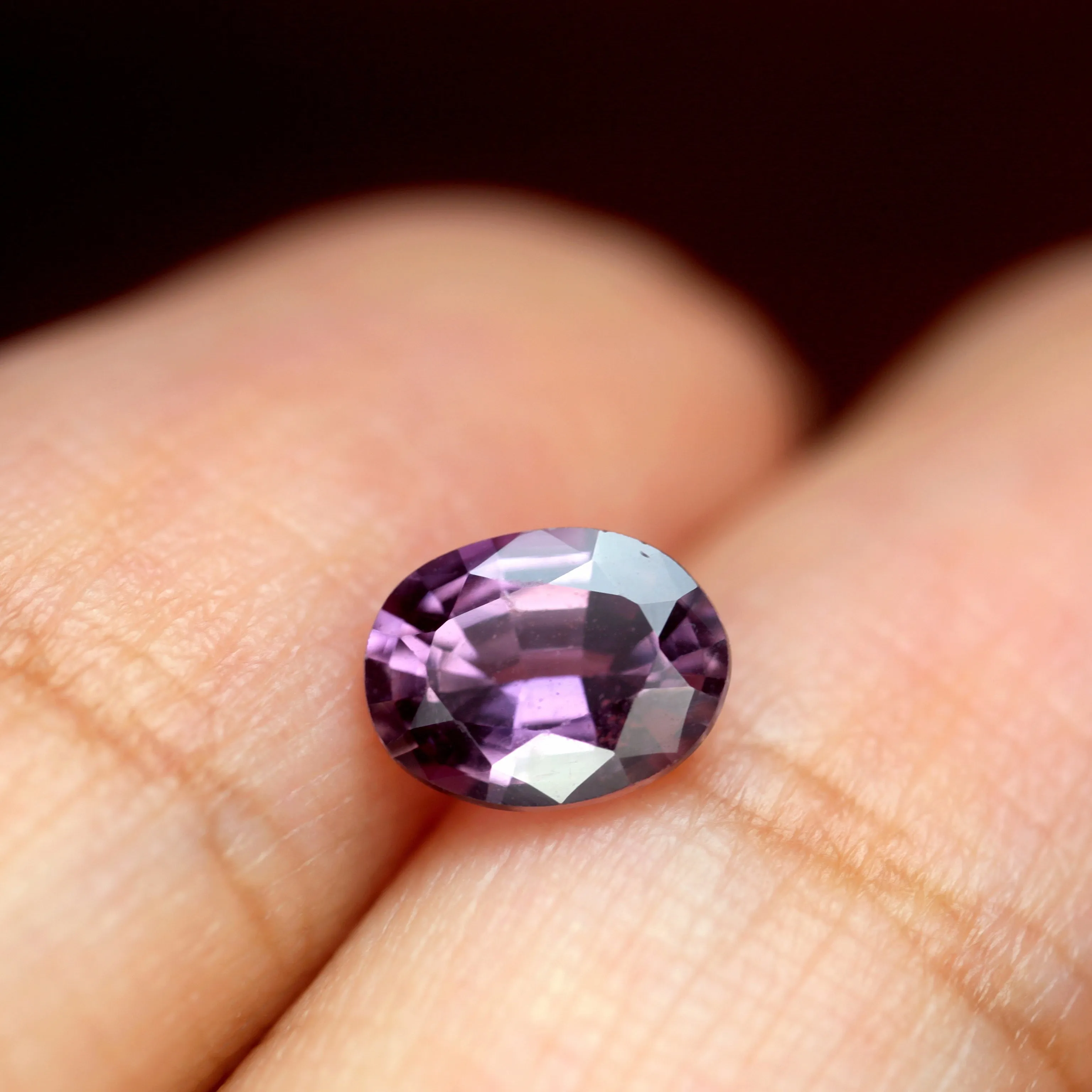 0.97ct Certified Natural Purple Sapphire