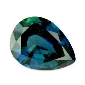 0.97ct Certified Natural Teal Sapphire